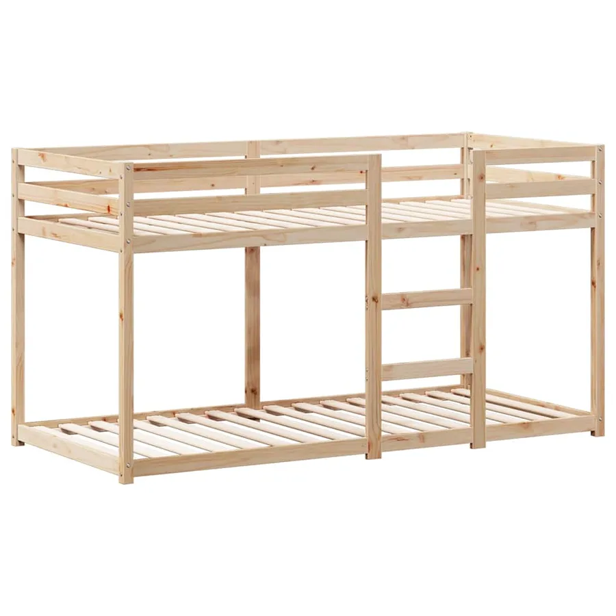 Lit superposé sans matelas 90x190 cm bois de pin massif - 5