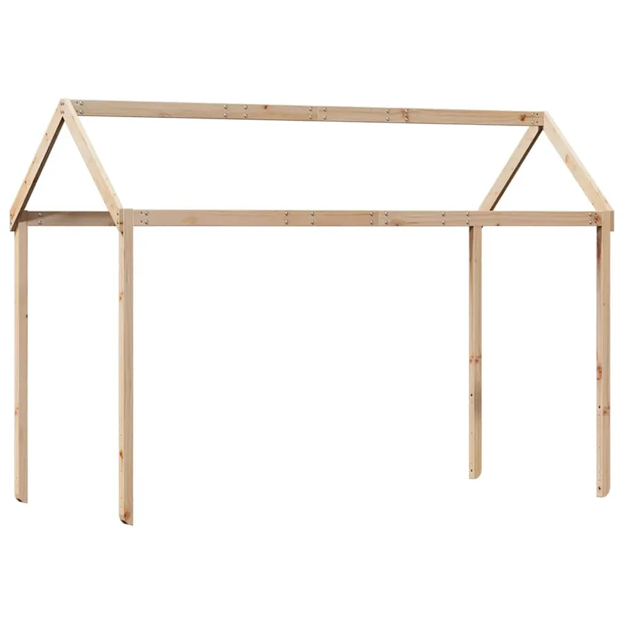 Lit superposé sans matelas 90x190 cm bois de pin massif - 6