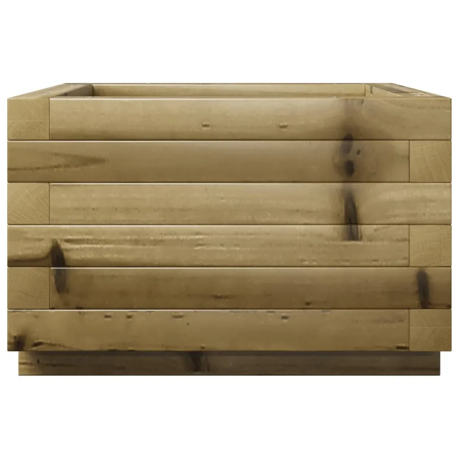 Jardinière 40x40x26,5 cm bois de pin imprégné - 6