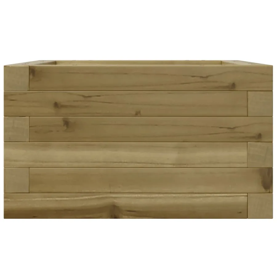 Jardinière 40x40x23 cm bois de pin imprégné - 5