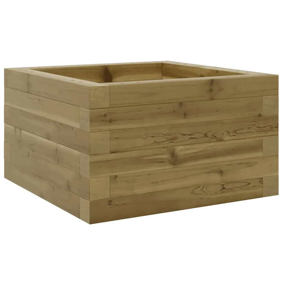Jardinière 40x40x23 cm bois de pin imprégné - 7