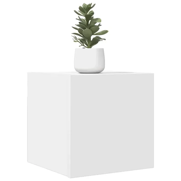 Meubles TV muraux 2 pcs Blanc 30,5x30x30 cm