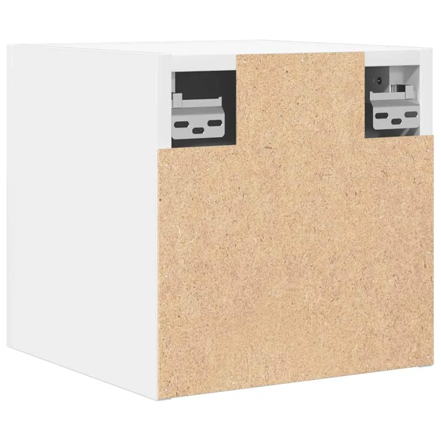Meubles TV muraux 2 pcs Blanc 30,5x30x30 cm - 7