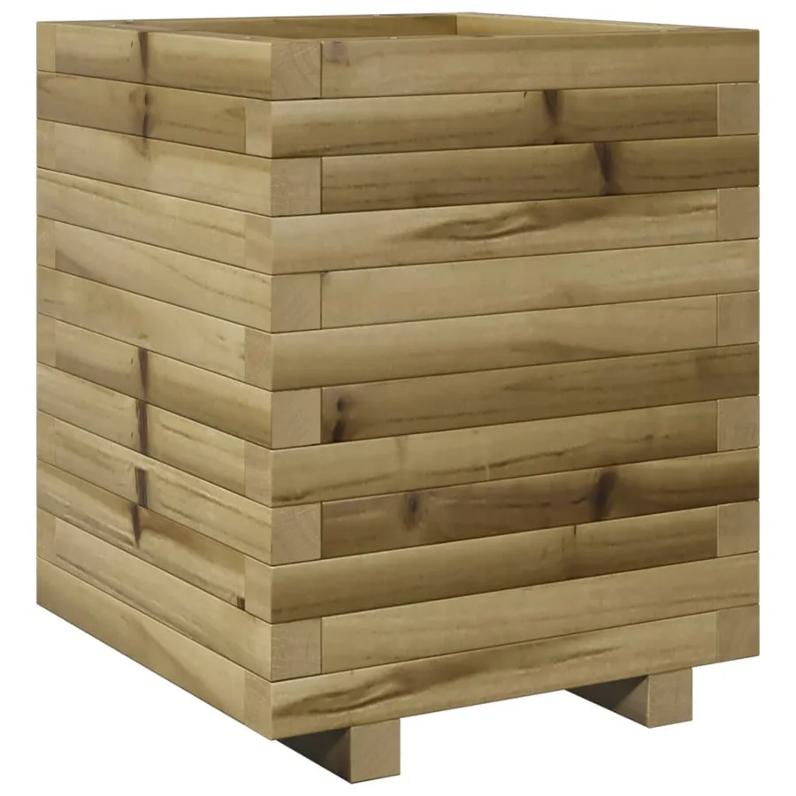 Jardinière 40x40x49,5 cm bois de pin imprégné - 2