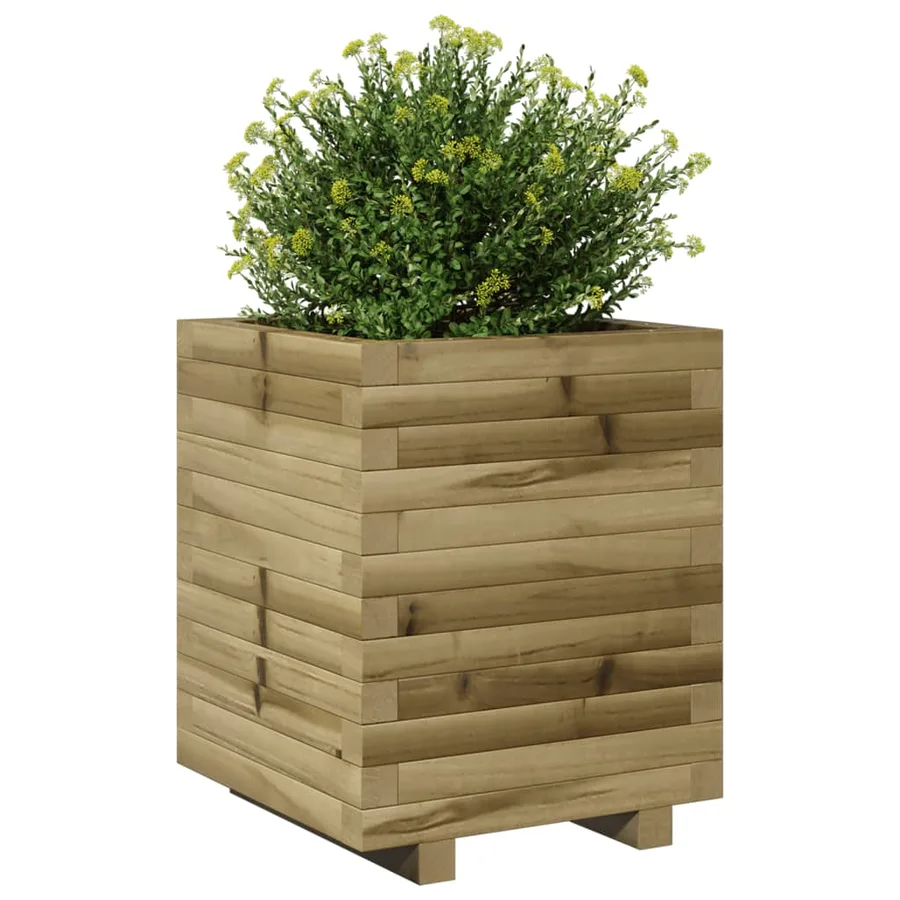 Jardinière 40x40x49,5 cm bois de pin imprégné - 4