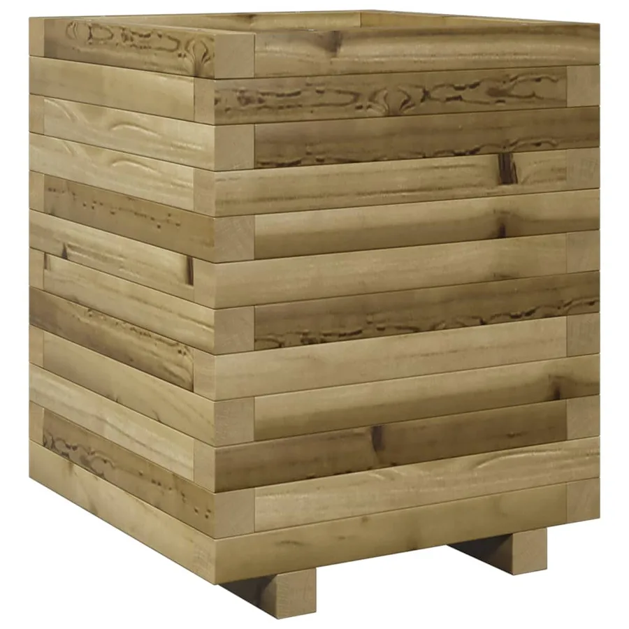 Jardinière 40x40x49,5 cm bois de pin imprégné - 7