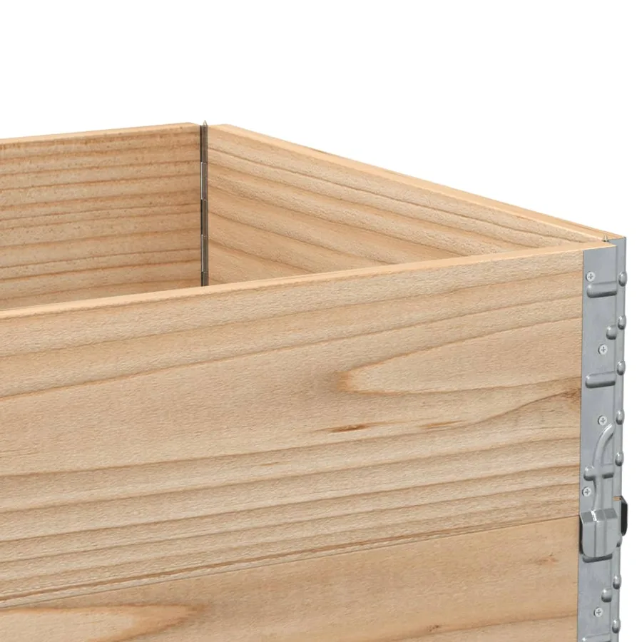 Jardinière 80x60 cm bois de pin massif - 7