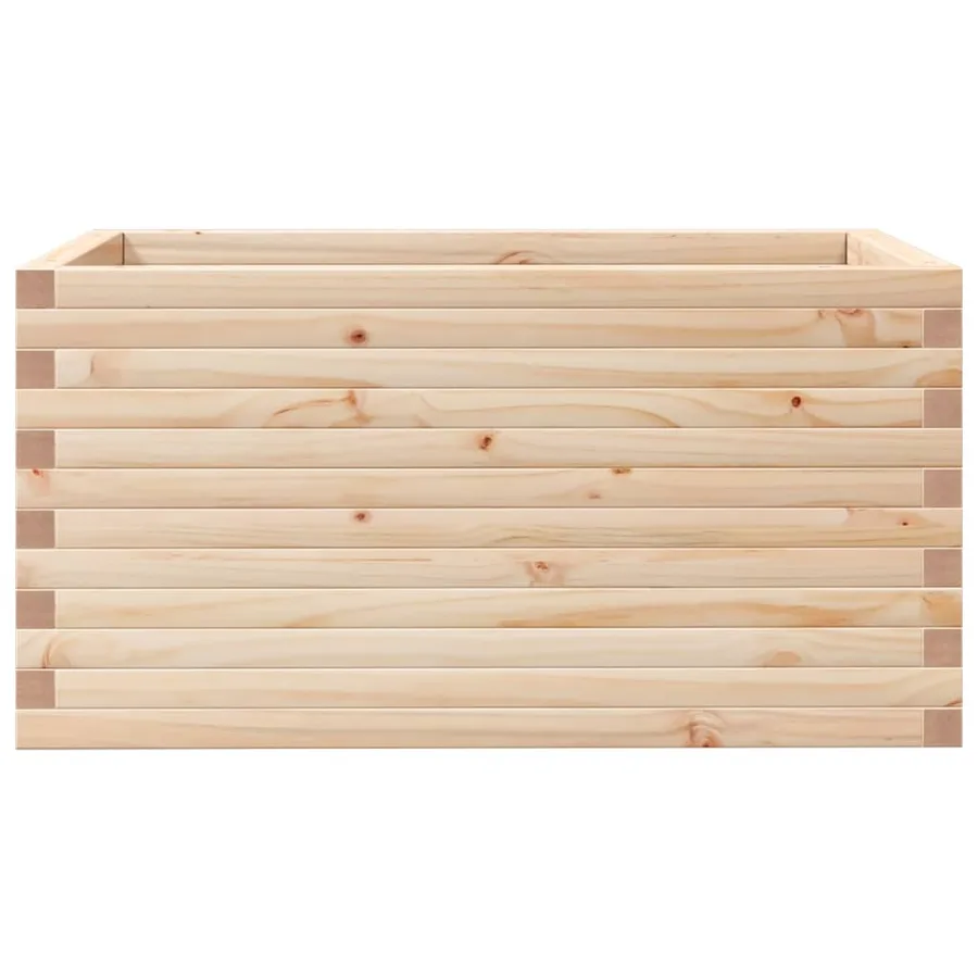 Jardinière 90x60x45,5 cm bois de pin massif - 5