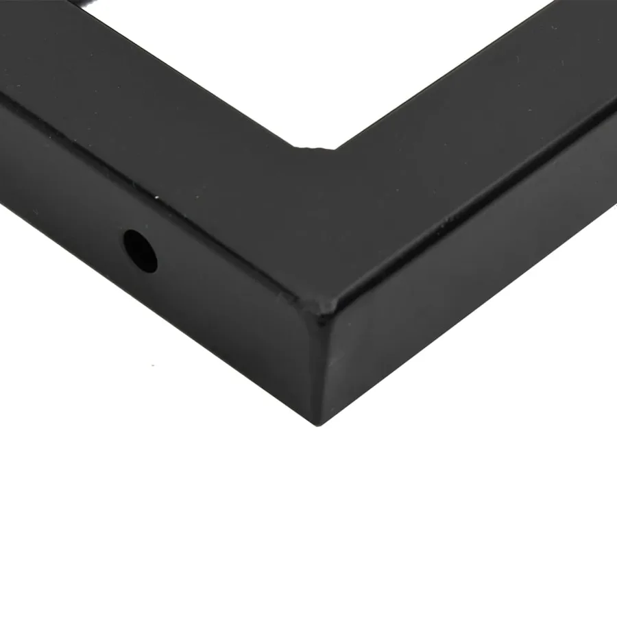 Étagère de vasque murale acier et bois massif de hêtre - 9