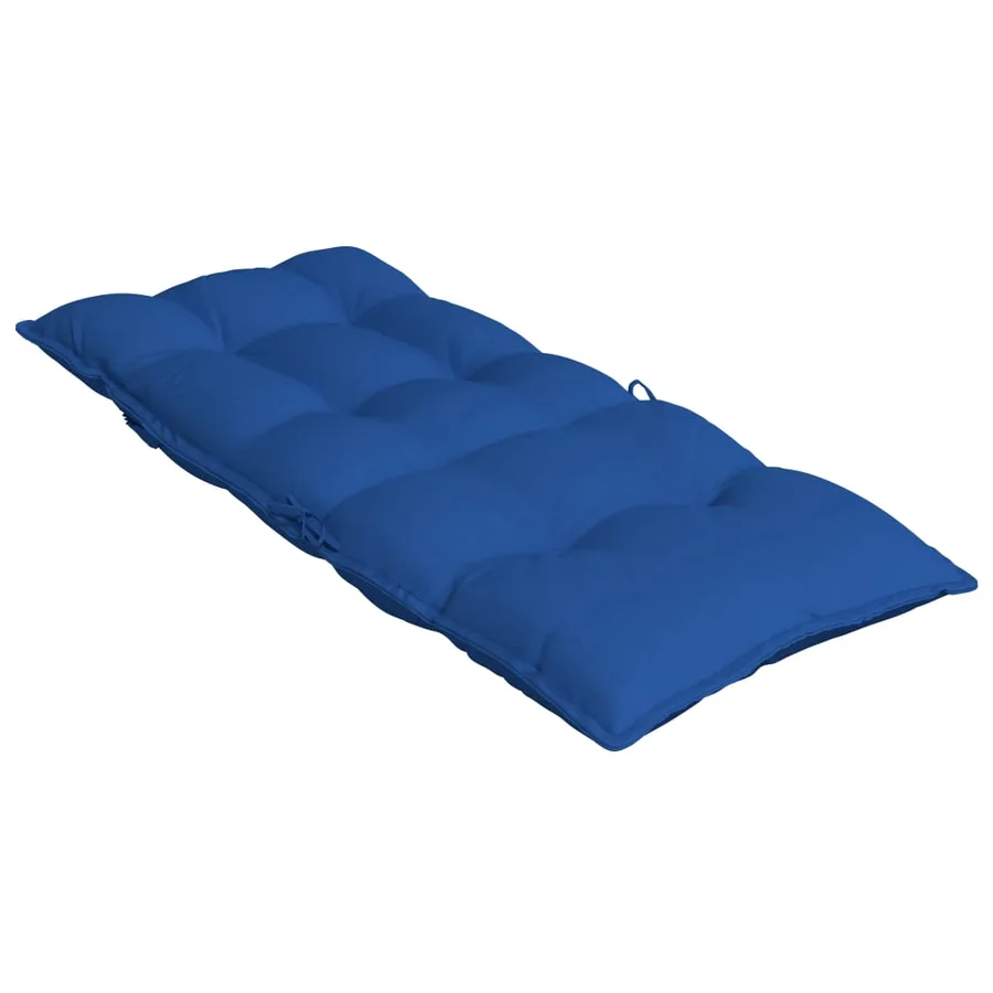 Coussins de chaise à dossier haut lot de 6 bleu royal - 6
