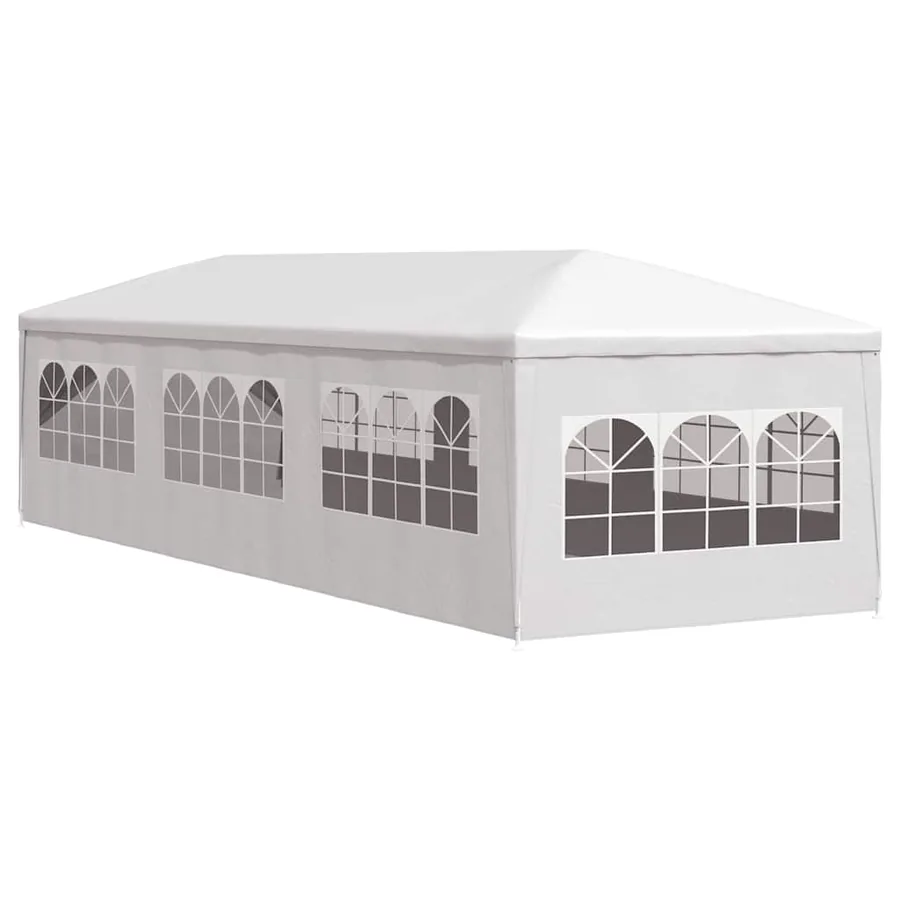 Tente de réception 3x9 m Blanc - 6