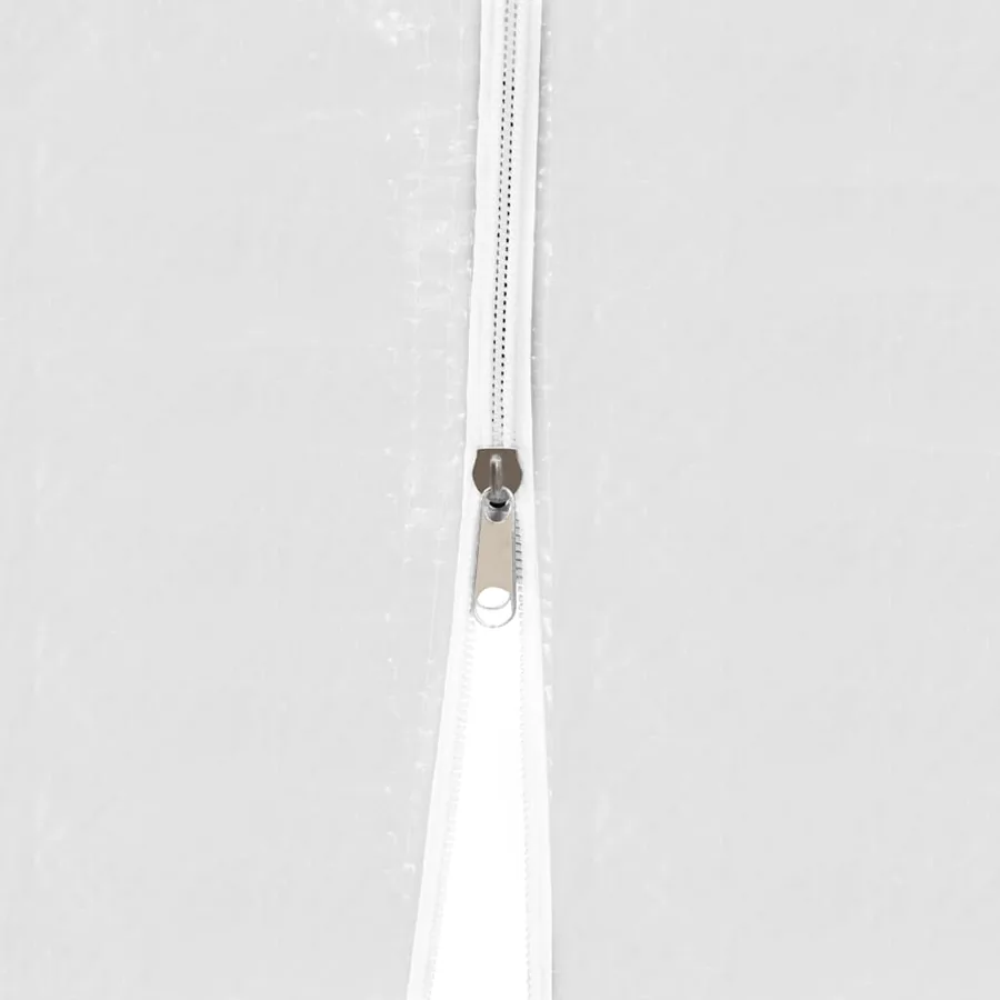 Tente de réception 3x9 m Blanc - 7