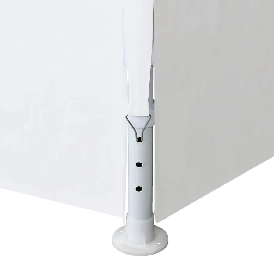 Tente de réception 3x9 m Blanc - 8