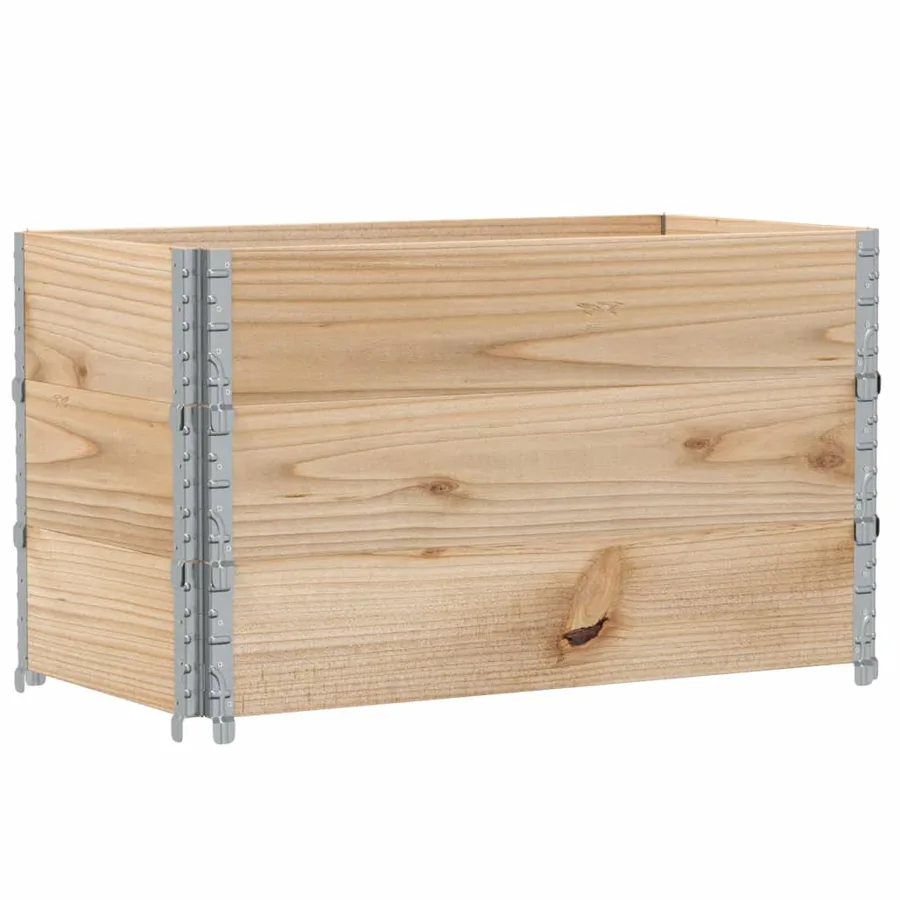 Jardinière 100x50 cm bois de pin massif - 2