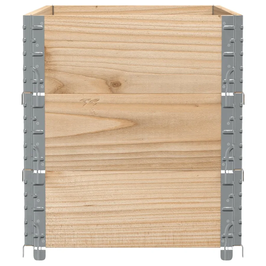 Jardinière 100x50 cm bois de pin massif - 4
