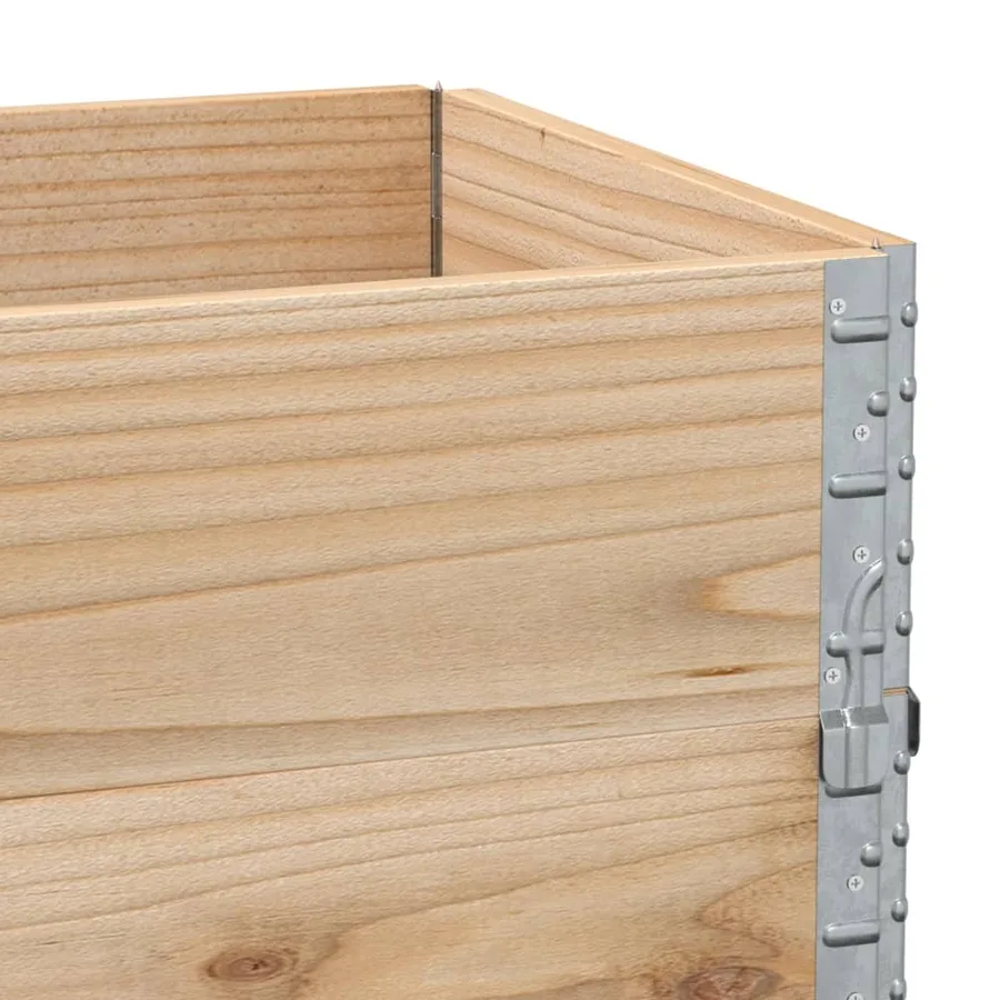 Jardinière 100x50 cm bois de pin massif - 7
