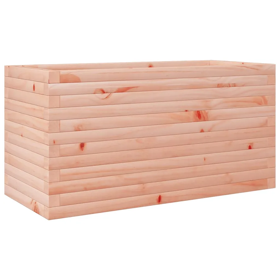 Jardinière 90x40x45,5 cm bois massif douglas - 2