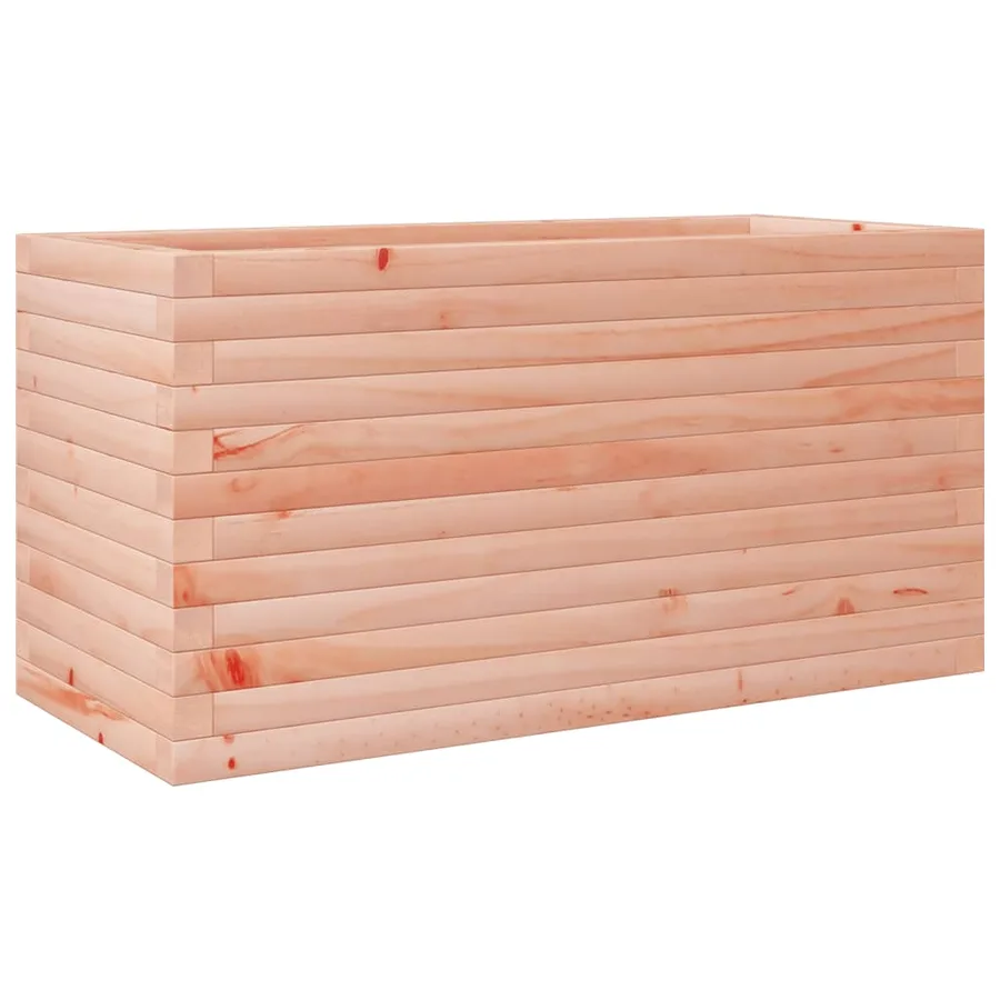 Jardinière 90x40x45,5 cm bois massif douglas - 7
