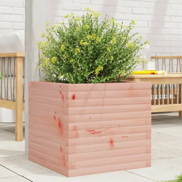 Jardinière 50x50x45,5 cm bois massif de douglas