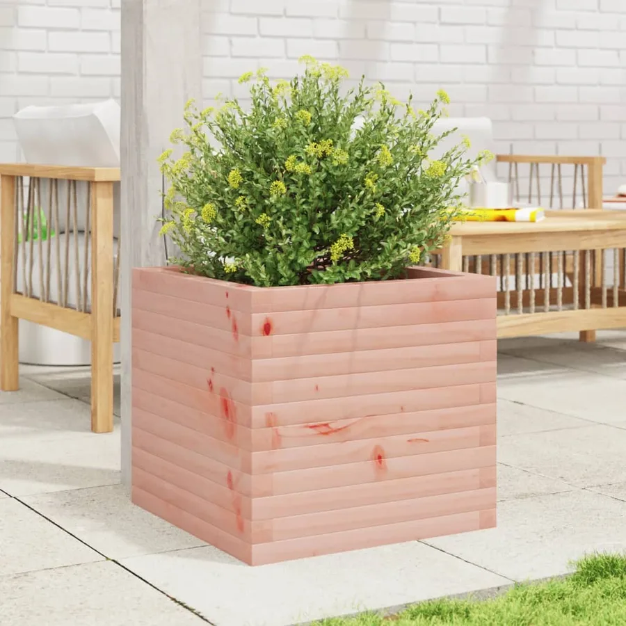 Jardinière 50x50x45,5 cm bois massif de douglas - 3
