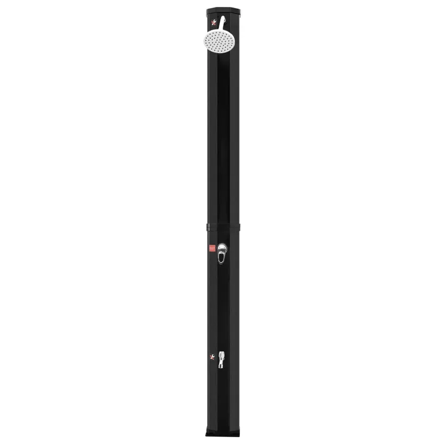 Douche solaire d'extérieur avec pomme de douche et robinet 35 L - 5