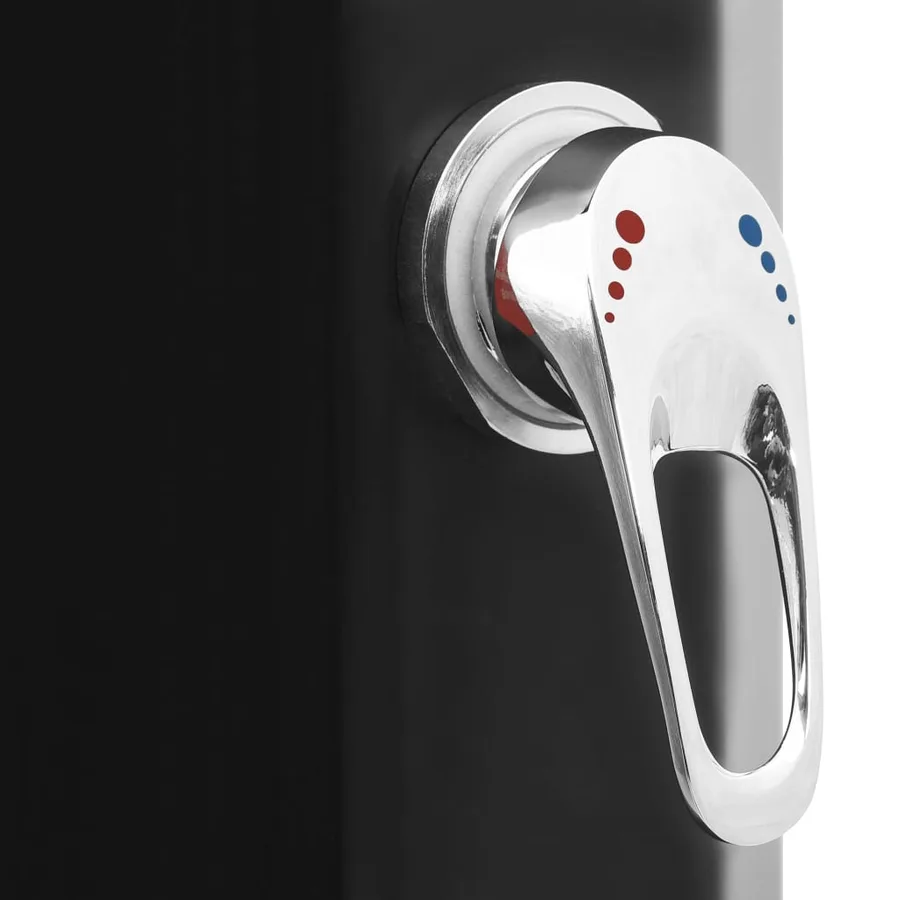 Douche solaire d'extérieur avec pomme de douche et robinet 35 L - 7