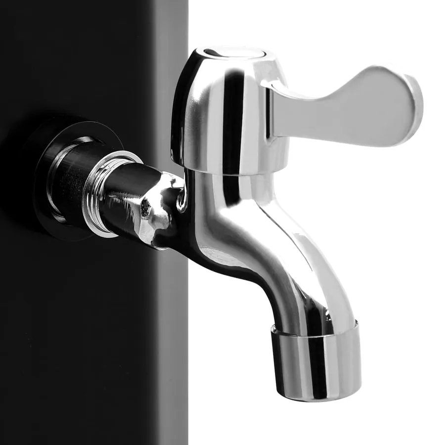 Douche solaire d'extérieur avec pomme de douche et robinet 35 L - 8