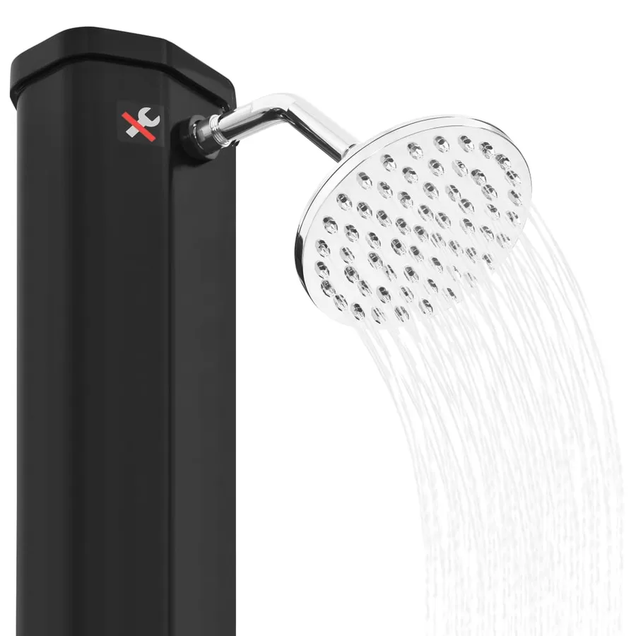 Douche solaire d'extérieur avec pomme de douche et robinet 35 L - 9