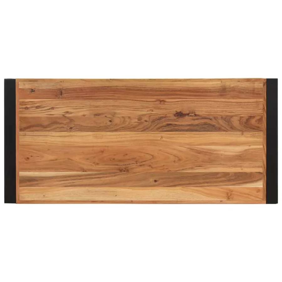 Table basse 120x55x40 cm bois massif d'acacia - 3