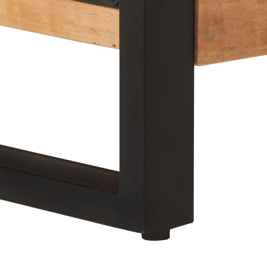 Table basse 120x55x40 cm bois massif d'acacia - 5