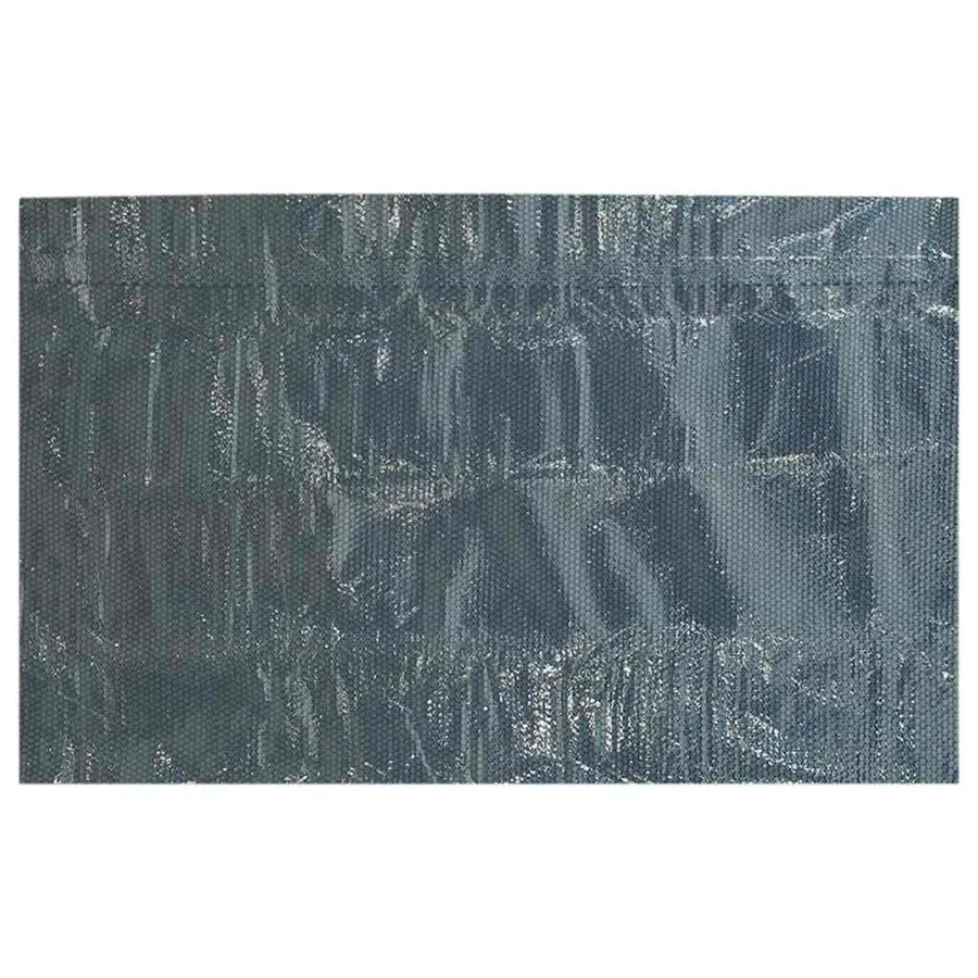 Film solaire de piscine flottant PE 600x400 cm Noir et bleu - 4