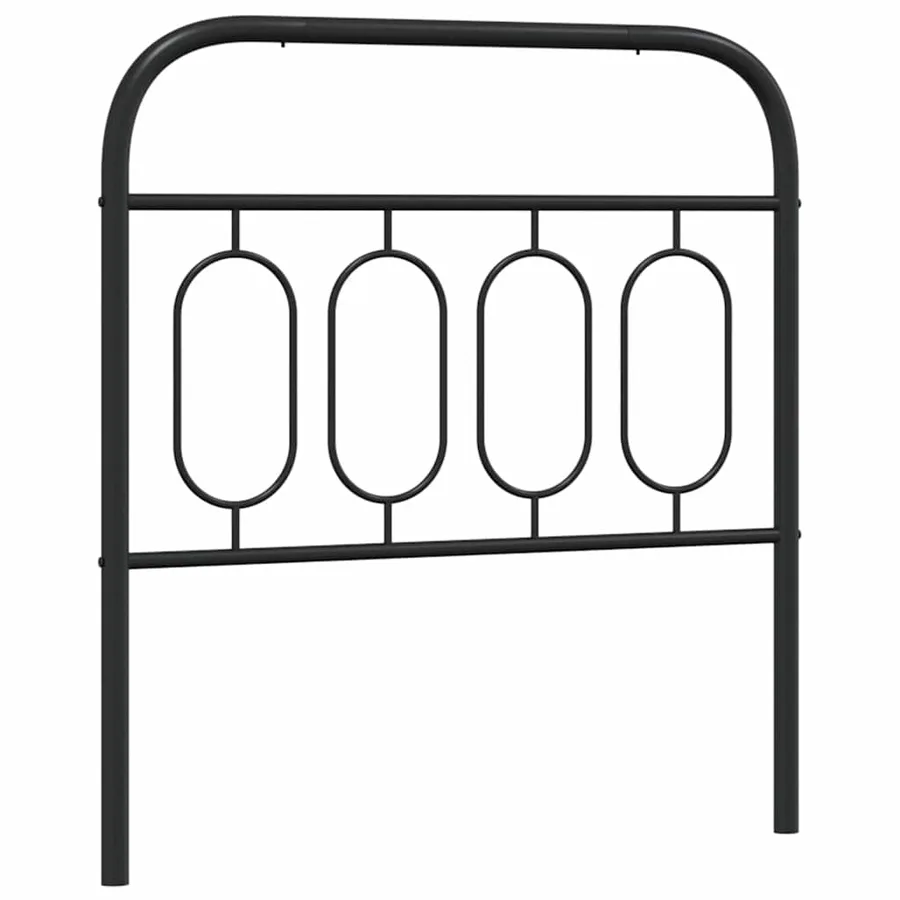 Tête de lit de remplacement métal noir 90 cm - 2