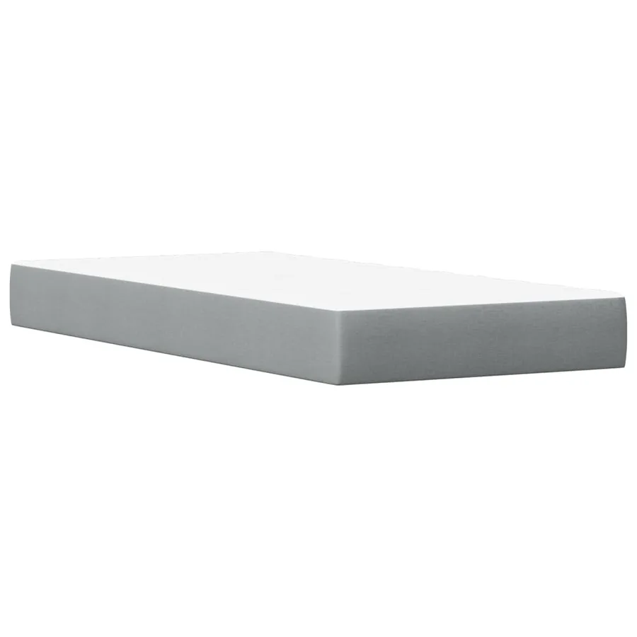 Lit avec matelas blanc 90x200 cm bois massif de pin - 6