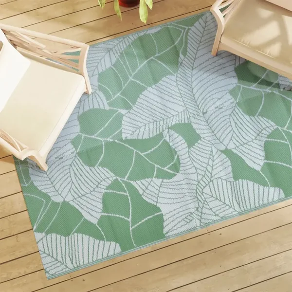 Tapis d'extérieur ARAKIL vert 140 x 200 cm PP