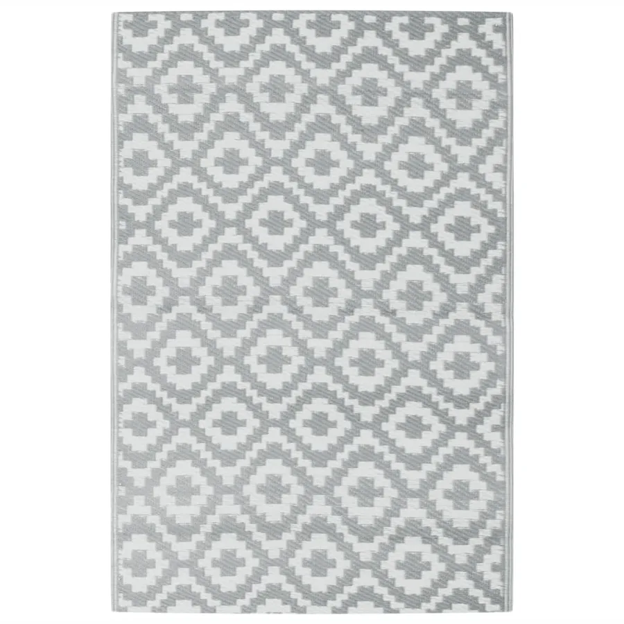 Tapis d'extérieur ARAKIL Gris 120x180 cm PP - 2