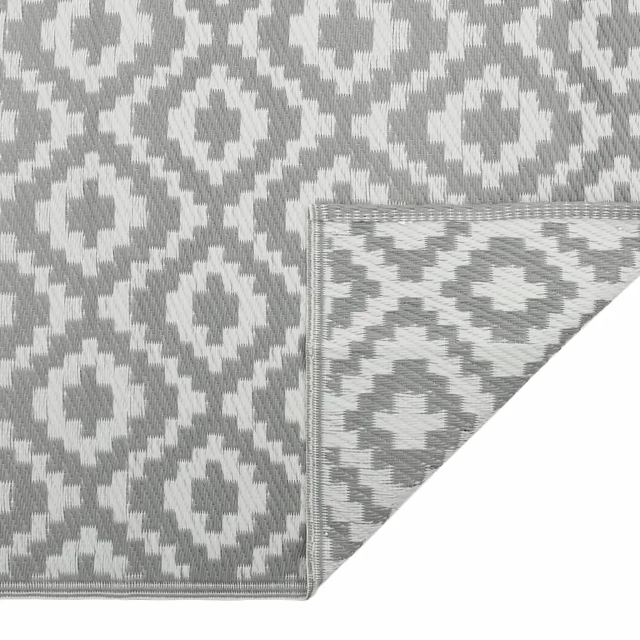 Tapis d'extérieur ARAKIL Gris 120x180 cm PP - 4
