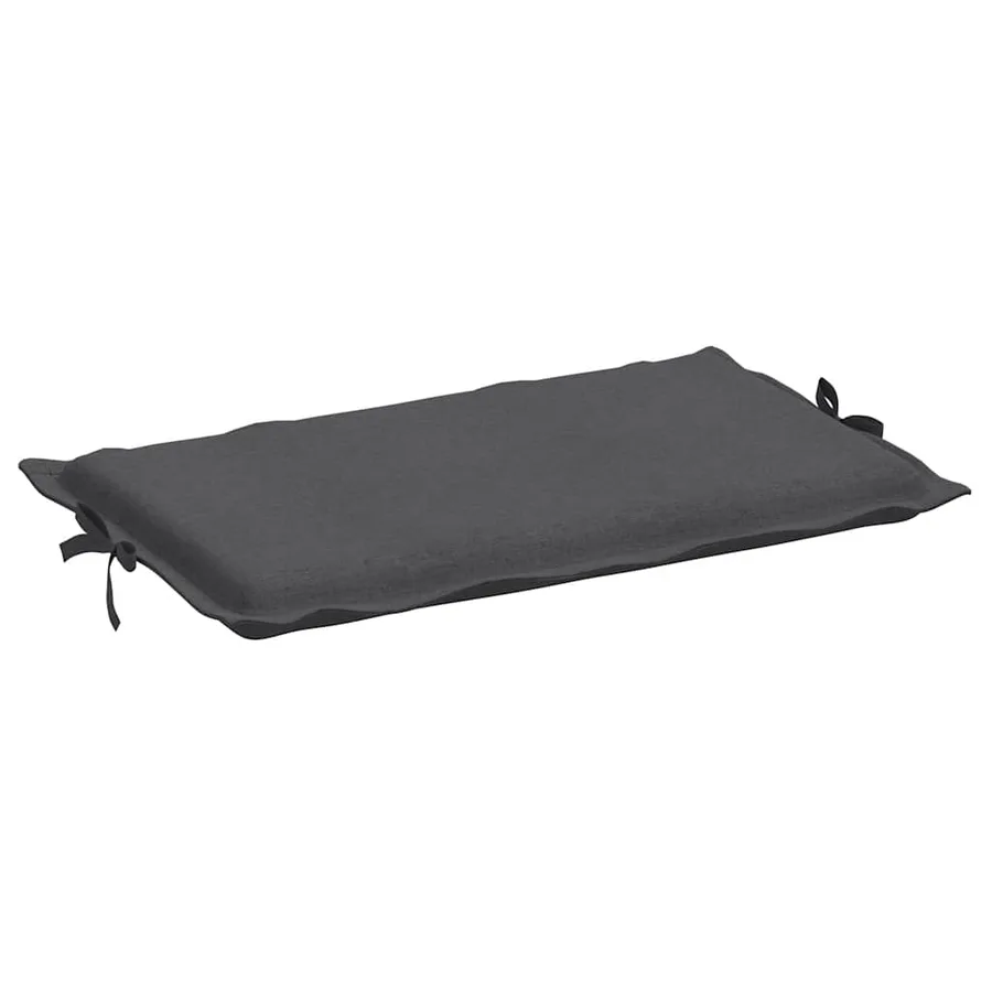 Coussin de chaise longue anthracite mélangé 186x58x4 cm tissu - 5