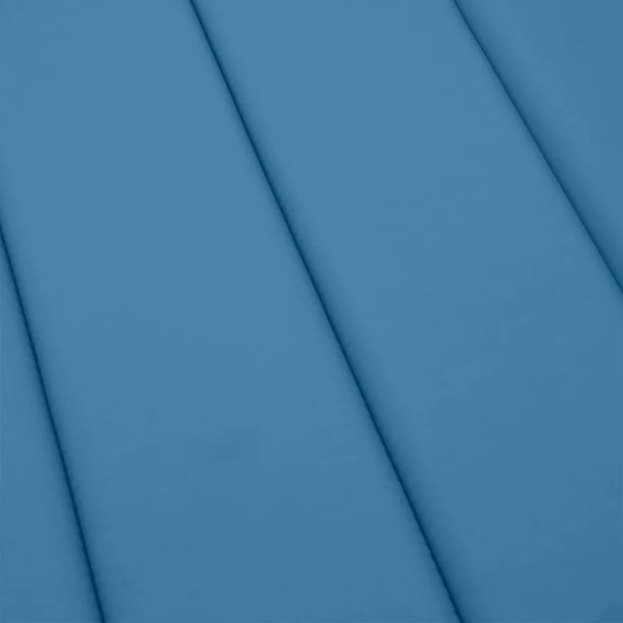 Coussin de chaise longue bleu mélangé 186x58x4 cm tissu - 8