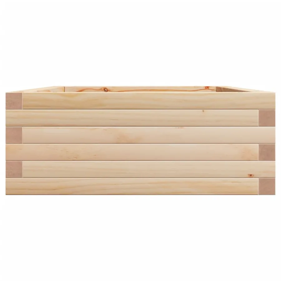 Jardinière 90x60x23 cm bois de pin massif - 6