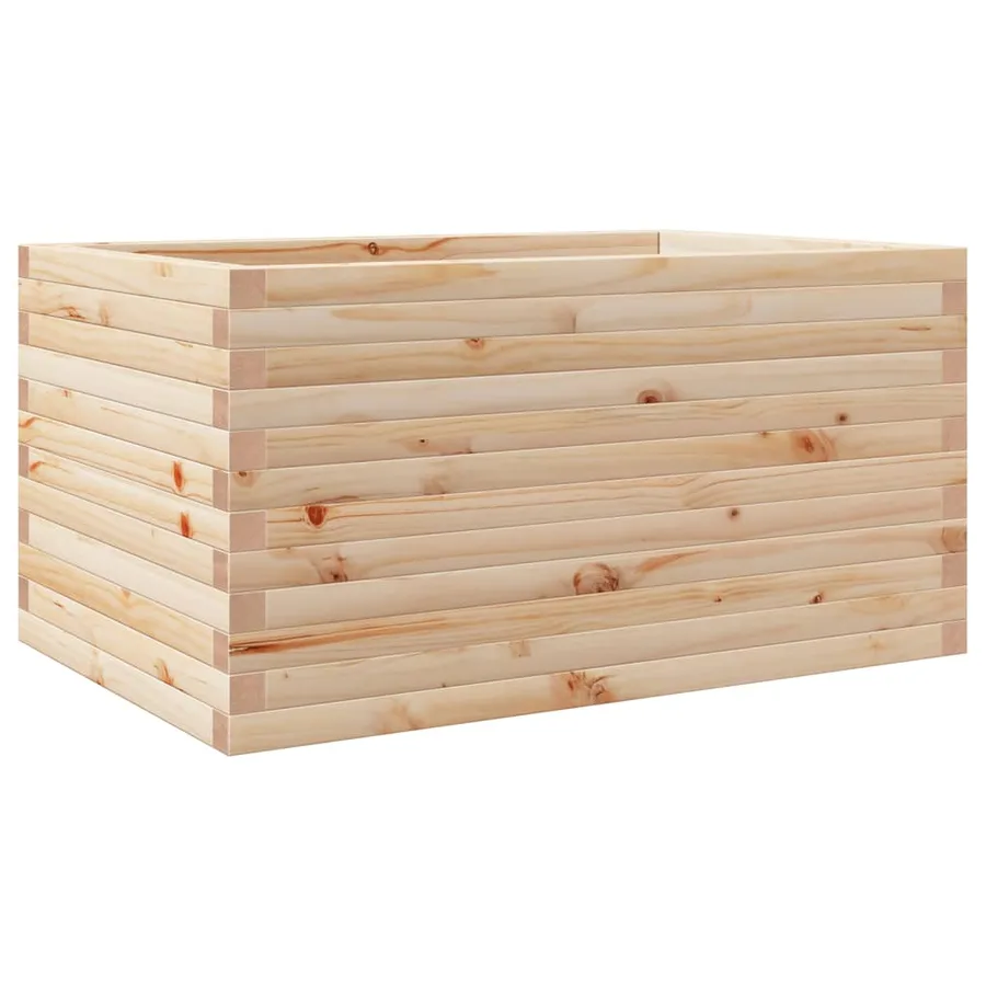 Jardinière 90x60x46 cm bois de pin massif - 2