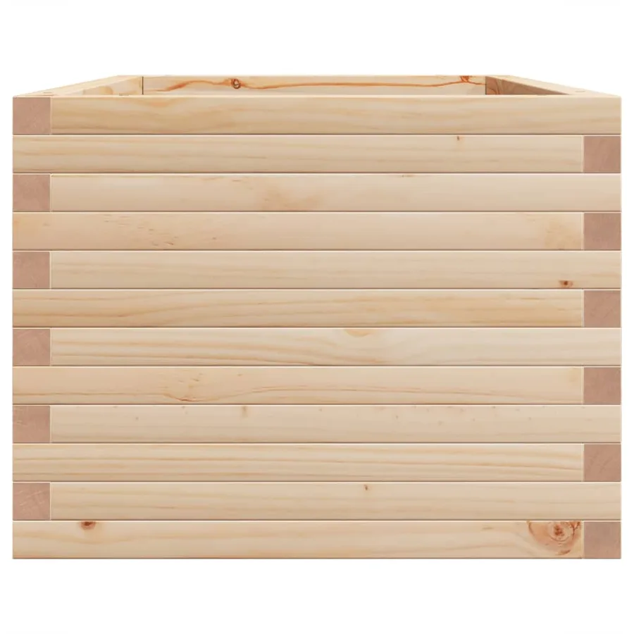 Jardinière 90x60x46 cm bois de pin massif - 6