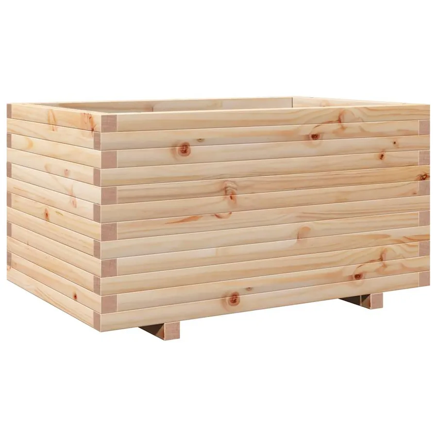 Jardinière 90x60x49,5 cm bois de pin massif - 2