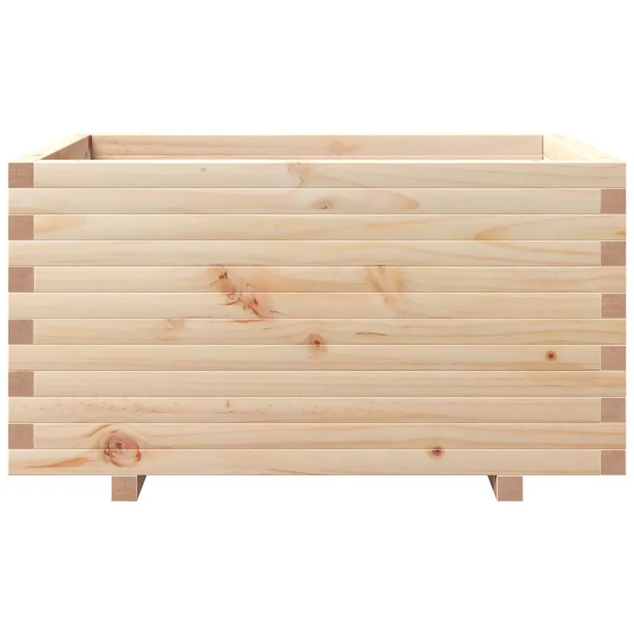 Jardinière 90x60x49,5 cm bois de pin massif - 5
