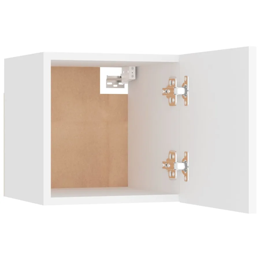 Tables de chevet 2 pcs Blanc 30,5x30x30 cm Bois d'ingénierie - 8