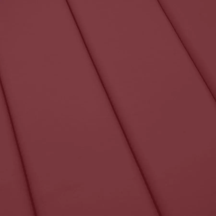 Coussin de chaise longue rouge bordeaux mélangé 200x50x4 cm - 7
