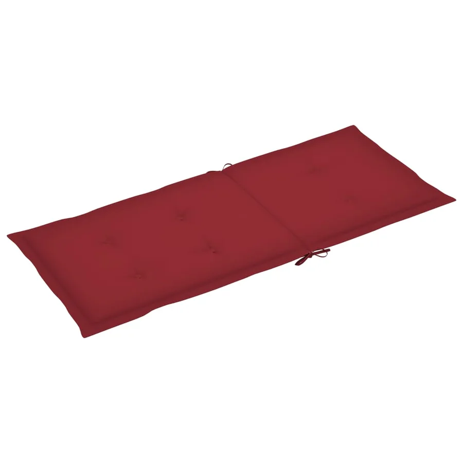 Chaises inclinables de jardin et coussins lot de 8 Gris Acacia - 9