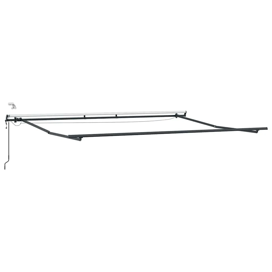 Auvent rétractable automatique avec LED bordeaux 400x300 cm - 7