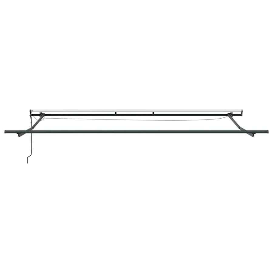 Auvent rétractable automatique avec LED bordeaux 400x300 cm - 9