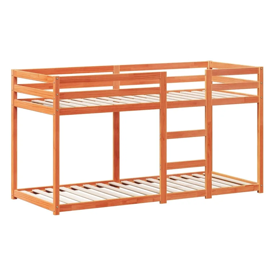Lit superposé sans matelas cire marron 90x200 cm pin massif - 5