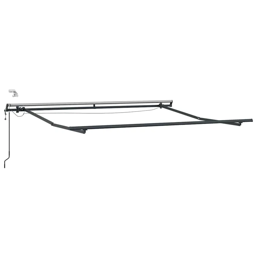 Auvent rétractable automatique avec LED bordeaux 300x250 cm - 7